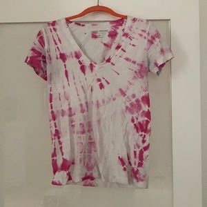 Tie Dye V Neck